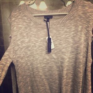 Express Cold Shoulder Sweater